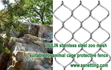 LIULIN stainless steel zoo mesh suitable for animal cage protective fence.jpg