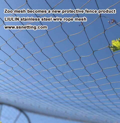 Stainless steel wire cable mesh for zoo