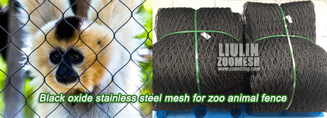 Black oxide stainless steel mesh for zoo animal fence.jpg