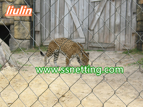 Leopard cage fence mesh manufacturers project