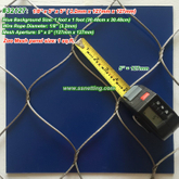 Stainless Wire Netting 1/8", 5" X 5", ( 3.2mm, 127mm X 127mm)