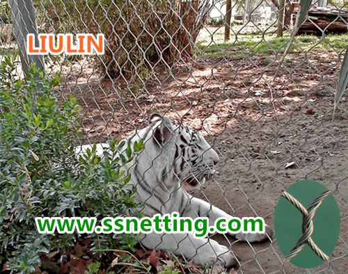 manufacturer supply tiger cage enclosure mesh, tiger fence netting