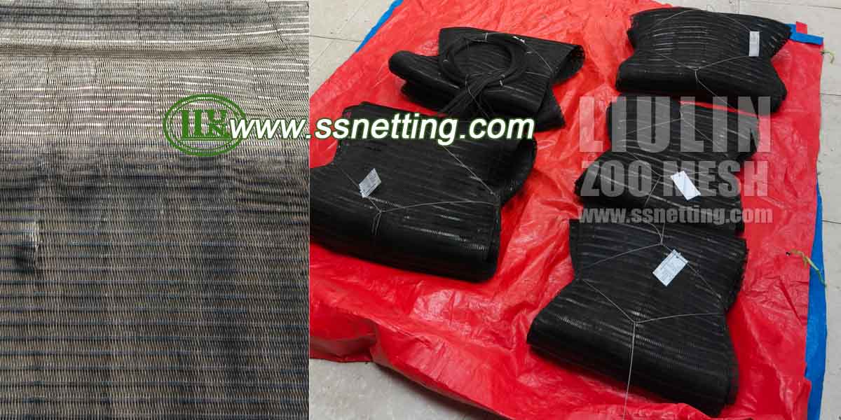 Rope Cable Ferrule Mesh with Black Color Order Delivery